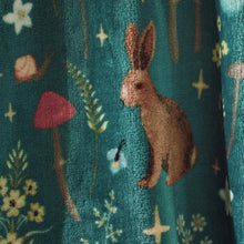 Load image into Gallery viewer, Enchanted Twilight Animals Blanket - Forest Green
