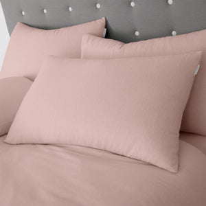 Brushed Cotton Duvet Set - Pink