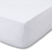 Load image into Gallery viewer, Brushed Cotton Fitted Sheet - White
