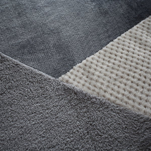 Cosy Larsson Fleece Duvet Set - Grey