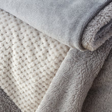 Load image into Gallery viewer, Cosy Larsson Fleece Throw - Grey
