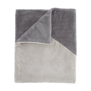 Cosy Larsson Fleece Throw - Grey
