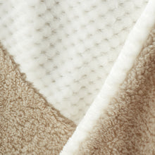 Load image into Gallery viewer, Cosy Larsson Fleece Throw - Natural
