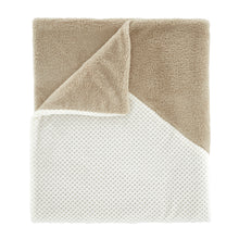 Load image into Gallery viewer, Cosy Larsson Fleece Throw - Natural
