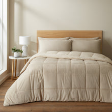 Load image into Gallery viewer, Cosy Cord Coverless Duvet - Natural
