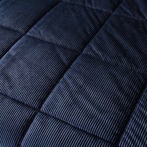 Cosy Cord Coverless Duvet - Navy