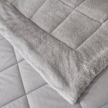Load image into Gallery viewer, Cosy Cord Coverless Duvet - Silver
