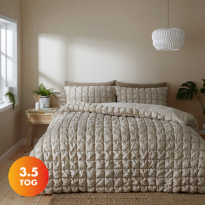 Puffer Natural Duvet Set