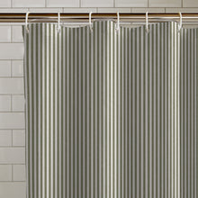 Load image into Gallery viewer, Timeless Stripe Shower Curtain - Green
