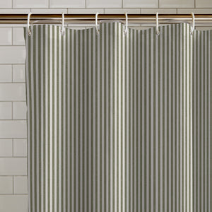 Timeless Stripe Shower Curtain - Green