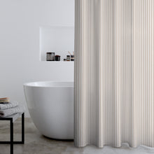 Load image into Gallery viewer, Timeless Stripe Shower Curtain - Natural
