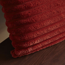 Load image into Gallery viewer, Cosy Ribbed Filled Cushion - Burnt Orange
