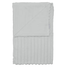 Load image into Gallery viewer, Cosy Ribbed Throw - Grey
