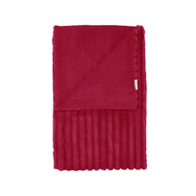 Load image into Gallery viewer, Cosy Ribbed Throw - Hot Pink
