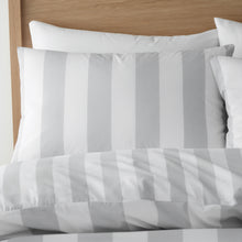Load image into Gallery viewer, Cove Stripe Duvet Set - Silver
