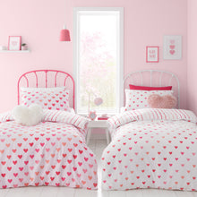 Load image into Gallery viewer, Hearts and Stripes Duvet Set (Twin pack)
