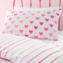 Load image into Gallery viewer, Hearts and Stripes Duvet Set (Twin pack)
