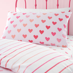 Hearts and Stripes Duvet Set (Twin pack)