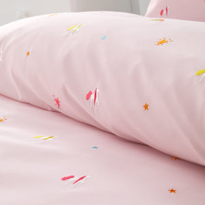 Embroidered Unicorn Duvet Set