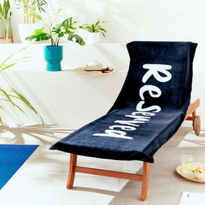 Reserved Beach Lounger Towel