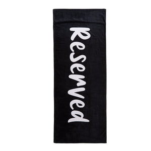 Reserved Beach Lounger Towel