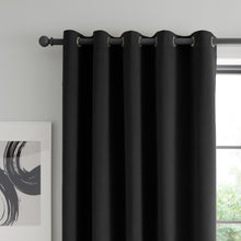 Load image into Gallery viewer, Wilson Blackout Thermal Curtains - Black

