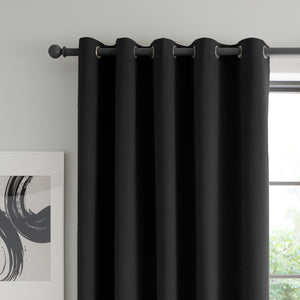 Wilson Blackout Thermal Curtains - Black