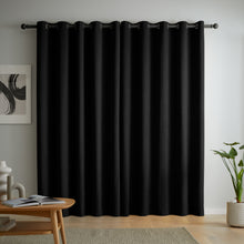 Load image into Gallery viewer, Wilson Blackout Thermal Curtains - Black
