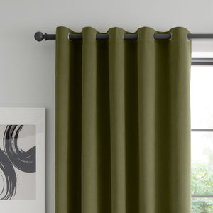 Wilson Blackout Thermal Curtains - Olive