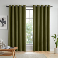 Load image into Gallery viewer, Wilson Blackout Thermal Curtains - Olive
