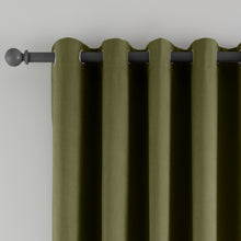Load image into Gallery viewer, Wilson Blackout Thermal Door Curtain - Olive
