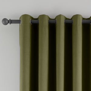 Wilson Blackout Thermal Door Curtain - Olive