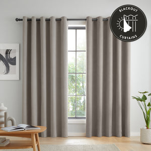 Wilson Blackout Thermal Curtains - Grey
