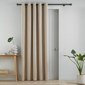 Wilson Blackout Thermal Door Curtain - Natural