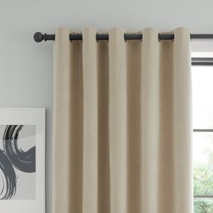 Wilson Blackout Thermal Door Curtain - Natural