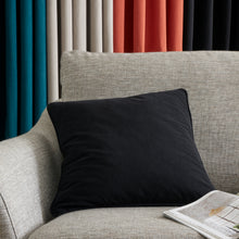 Load image into Gallery viewer, Wilson Velvet Filled Cushion - Black
