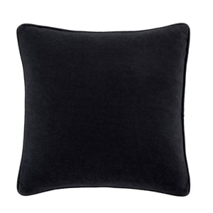 Wilson Velvet Filled Cushion - Black