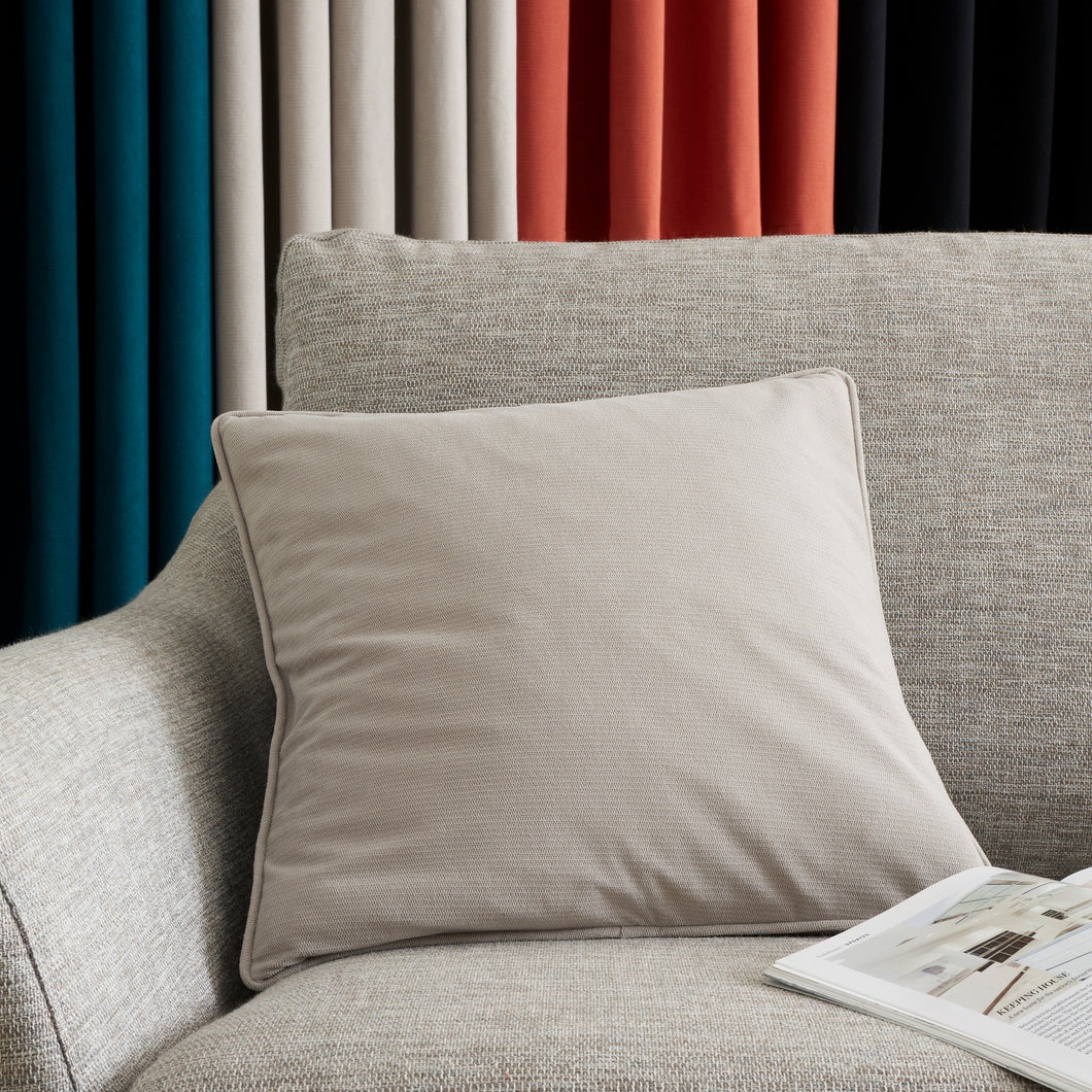 Wilson Velvet Filled Cushion - Grey