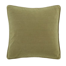 Load image into Gallery viewer, Wilson Velvet Filled Cushion - Olive Green
