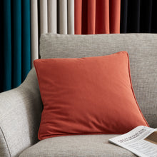 Load image into Gallery viewer, Wilson Velvet Filled Cushion - Terracotta
