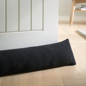 Wilson Velvet Draught Excluder - Black
