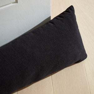 Wilson Velvet Draught Excluder - Black