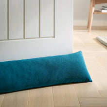 Load image into Gallery viewer, Wilson Velvet Draught Excluder - Teal
