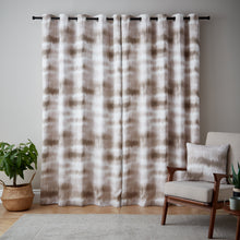 Load image into Gallery viewer, Ombre Texture Eyelet Curtains - Natural
