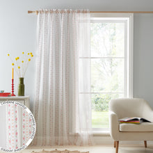Load image into Gallery viewer, Floral Stripe Voile Panel
