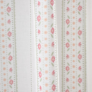 Floral Stripe Voile Panel