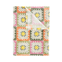 Load image into Gallery viewer, Crochet Print Throw
