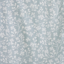 Load image into Gallery viewer, Brooke Floral Pencil Pleat Curtain Pair - Duck Egg
