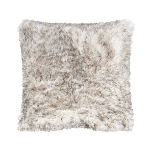 Arctic Fox Cushion - Grey