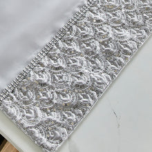 Load image into Gallery viewer, Deco Sequin Placemat Pack of 4 (Silver)
